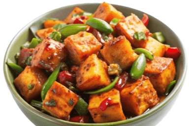 Tofu Chilli (Vegan)